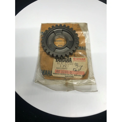 YZ125 1989-01 OEM  3RD GEAR OUTPUT SHAFT (26T) 1LX1723100 - SKU:1LX1723100