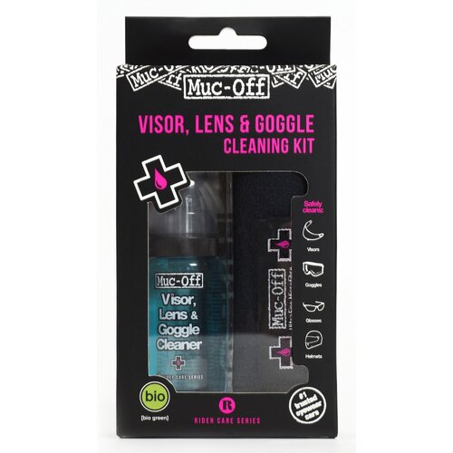 MUC-OFF MOTORCYCLE VISOR, LENS AND GOGGLE CLEANING KIT - SKU:202