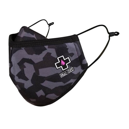 Muc-Off Reusable Face Mask Urban - Black/Grey Camo - S - SKU:20347