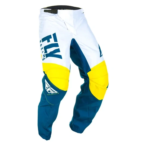 Fly Racing Youth F-16 MX Pants - Yellow/White/Navy