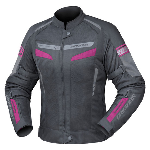 Dri Rider Air-Ride 5 Womens Jacket - Black/Pink - L 6 - SKU:2116595