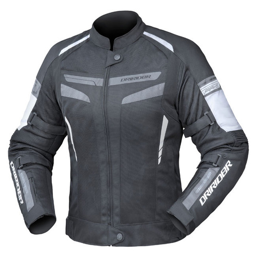 Dri Rider Air-Ride 5 Womens Jacket - Black/White/Grey - L 22 - SKU:2116612