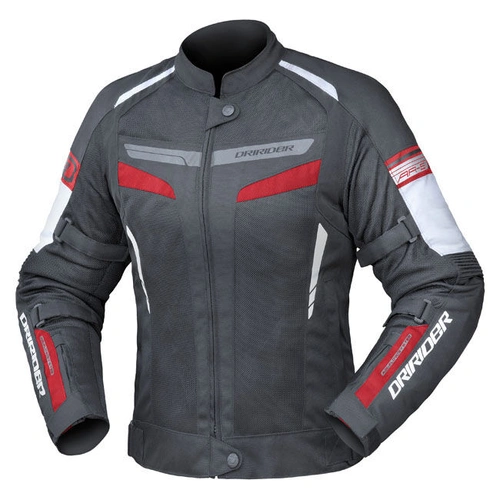 Dri Rider Air-Ride 5 Womens Jacket - Black/Red - L 8 - SKU:2116623