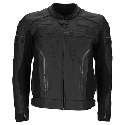 Argon Scorcher Non-Perforated Leather Jacket - Stealth