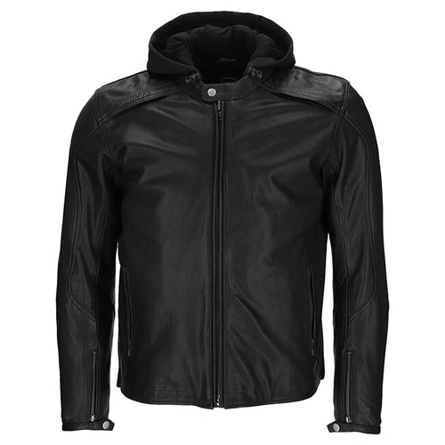 Argon Realm Vintage Leather Jacket - Black - 60  - SKU:2118380