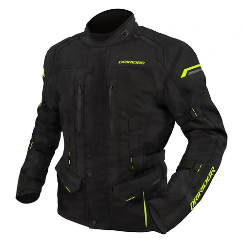 Dri Rider Compass 4 Jacket - Black/Hi-Vis Yellow