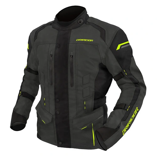 Dri Rider Compass 4 Jacket - Grey/Black/Hi-Vis Yellow
