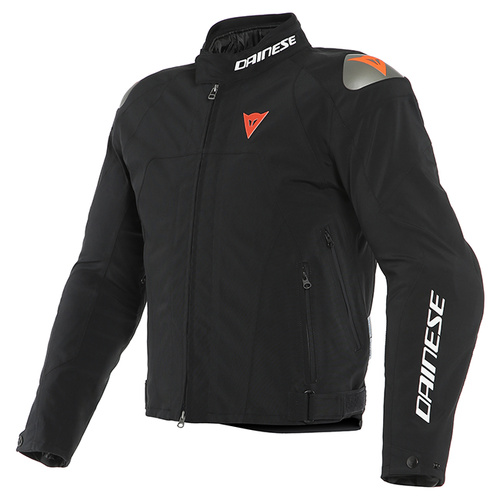 Dainese Indomita D-Dry XT Jacket - Matt Black/Matt Black/Red - 50 - SKU:2119530
