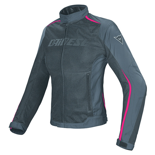 Dainese Ladies Hydra Flux D-Dry Jacket - Black/Ebony/Fuchsia - 42 - SKU:2119613