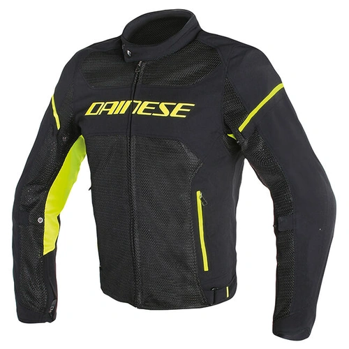 Dainese Air Frame D1 Tex Jacket - Black/Black/Fluro Yellow