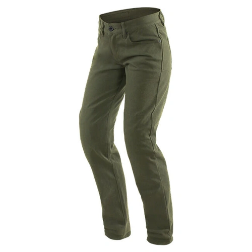 Dainese Ladies Casual Regular Tex Pants - Olive - 34 - SKU:2119936