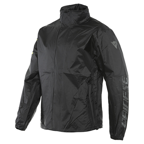 Dainese VR46 Rain Jacket - Black/Fluro Yellow - XS - SKU:2119973