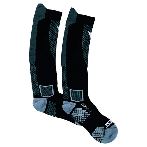 Dainese D-Core High Sock - Black/Anthracite - S - SKU:2120042
