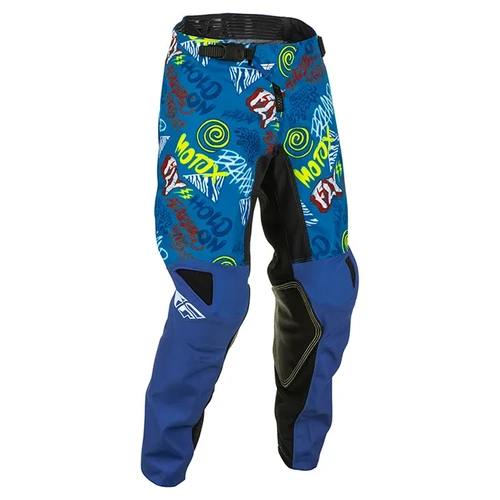 Fly Racing Youth Kinetic Rebel MX Pants - Blue/Light Blue