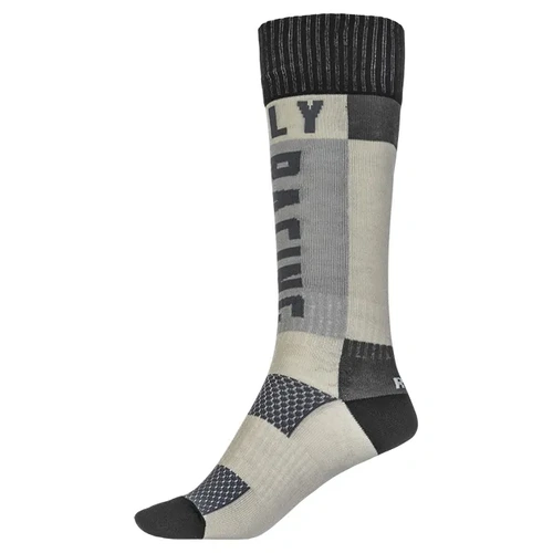 Fly Racing Thin MX Socks - Grey