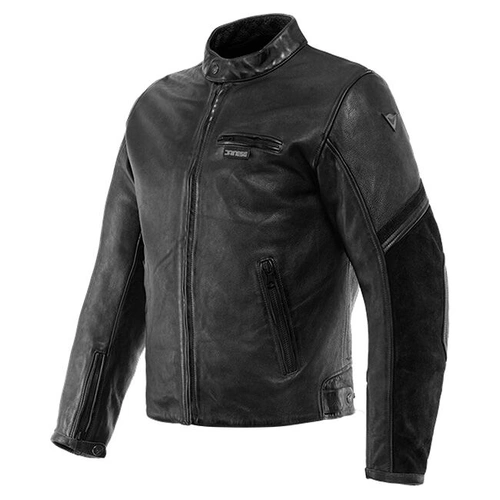 Dainese Merak Leather Jacket - Black - 56 - SKU:2122025