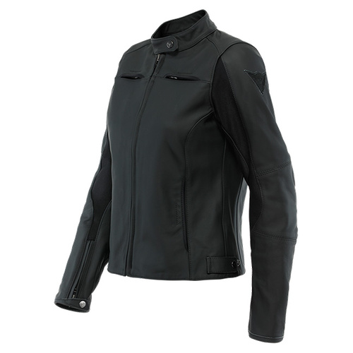 Dainese Ladies Razon 2 Leather Jacket - Black - 42 - SKU:2122052
