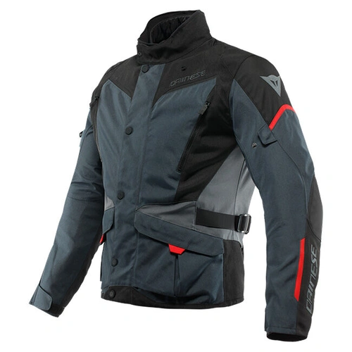 Dainese Tempest 3 D-Dry Jacket - Ebony/Black/Lava Red