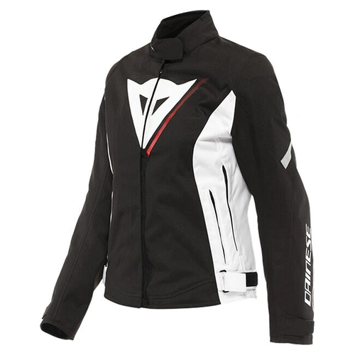 Dainese Ladies Veloce D-Dry Jacket - Black/White/Lava Red