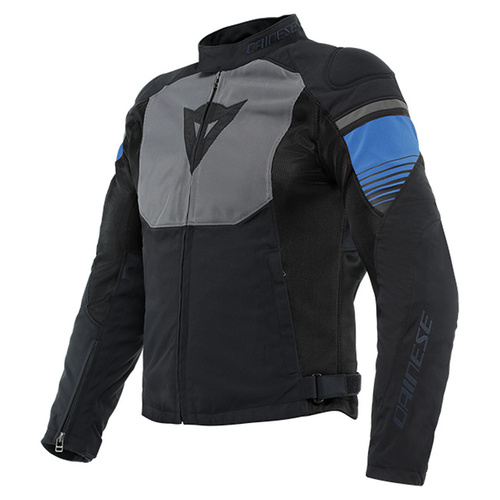 Dainese Air Fast Tex Jacket - Black/Grey/Racing Blue - 48 - SKU:2122206