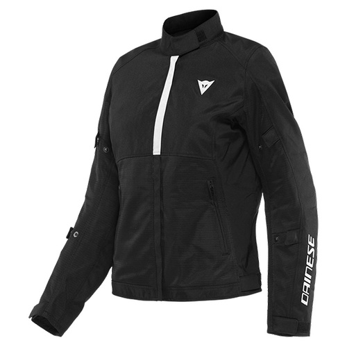 Dainese Ladies Risoluta Air Tex Jacket - Black/White - 40 - SKU:2122240