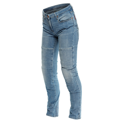 Dainese Ladies Slim Denim Stone Pants - Light Blue - 26 - SKU:2122272