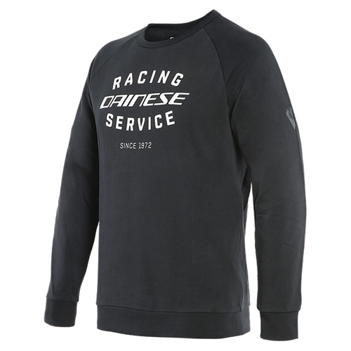 Dainese Casual Paddock Sweatshirt - Black/White - S - SKU:2122297