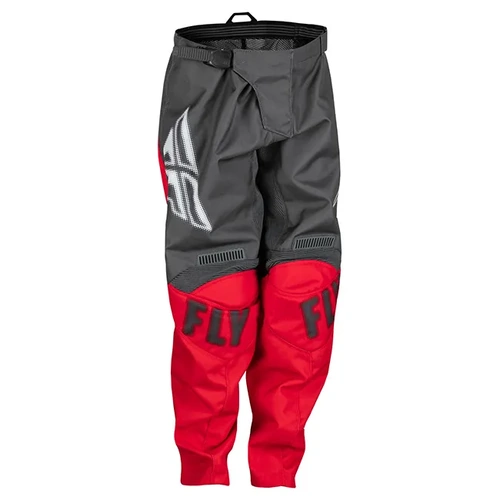 Fly Racing Youth F-16 MX Pants - Grey/Red - 18 - SKU:2122774