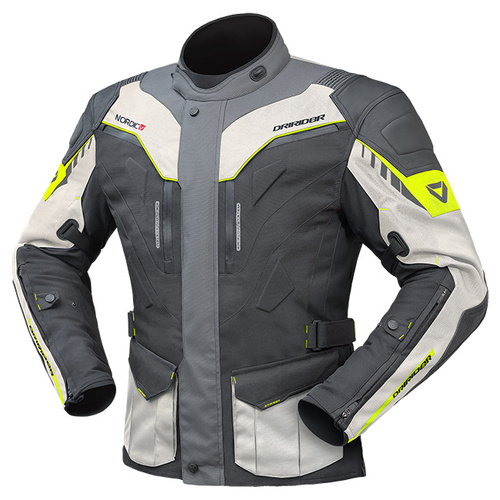 Dri Rider Nordic V Jacket - Grey/Lime - S - SKU:2122920