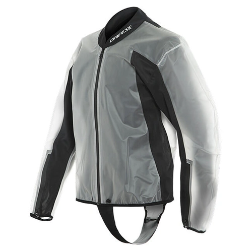 Dainese Racing 2 Rain Jacket - Black/Transparent