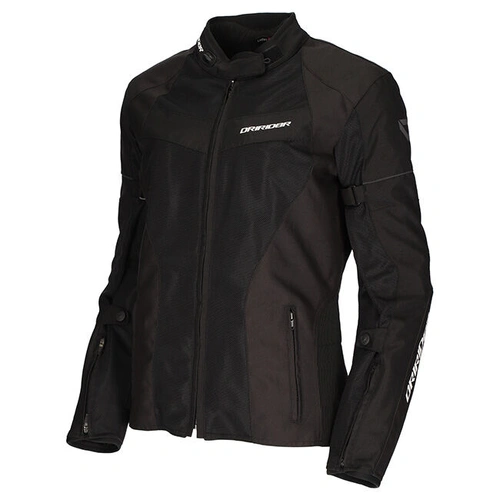 Dri Rider Vivid 3 Air Womens Jacket - Black/Black - L 6 - SKU:2123060