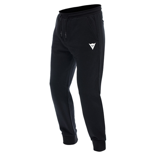 Dainese Casual Logo Sweatpants - Black/White - S - SKU:2123314