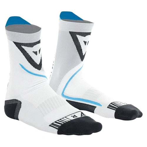 Dainese Dry Mid Socks - Black/Blue - 45-47 - SKU:2123393