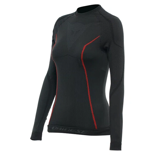 Dainese Ladies Longsleeve Thermo Shirt - Black/Red