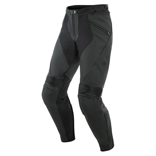 Dainese Pony 3 Leather Pants - Matt Black - 52 - SKU:2123453