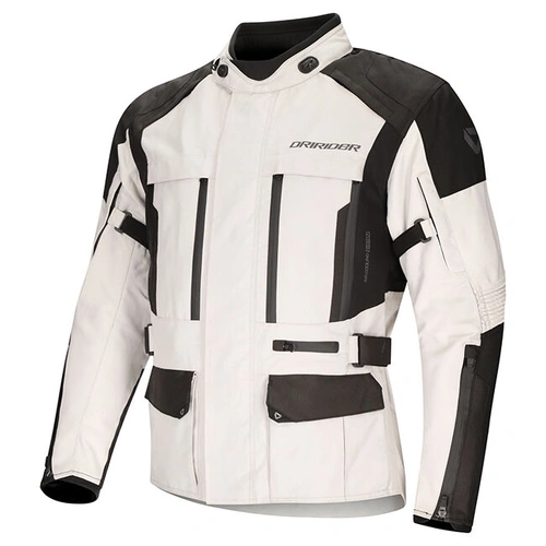 Dri Rider Explorer Jacket - Light Grey/Black - XS - SKU:2123557