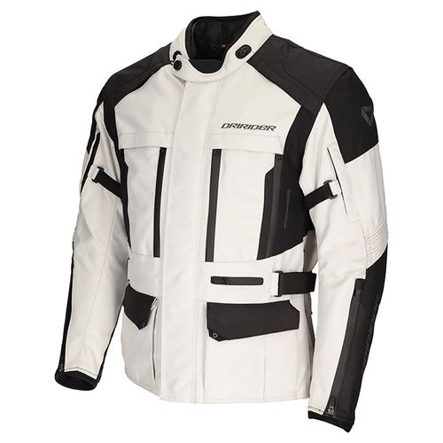 Dri Rider Explorer Jacket - Light Grey/Black - XS - SKU:2123557