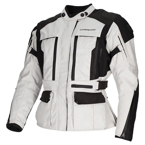 Dri Rider Explorer Womens Jacket - Light Grey/Black