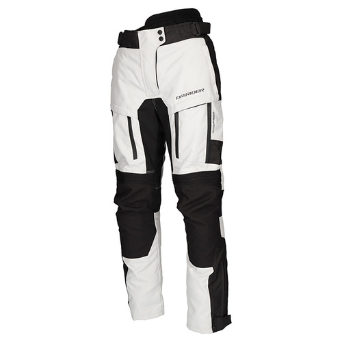 Dri Rider Explorer Womens Pants - Light Grey/Black - L 8 - SKU:2123618