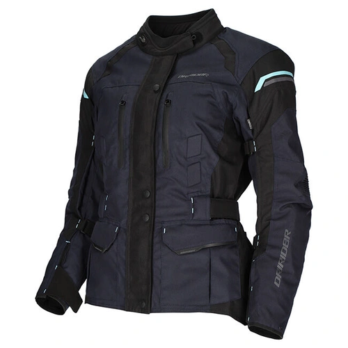 Dri Rider Compass 4 Womens Jacket - Navy/Sky Blue - L 12 - SKU:2123640