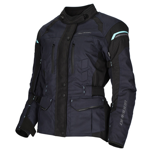 Dri Rider Compass 4 Womens Jacket - Navy/Sky Blue - L 6 - SKU:2123637