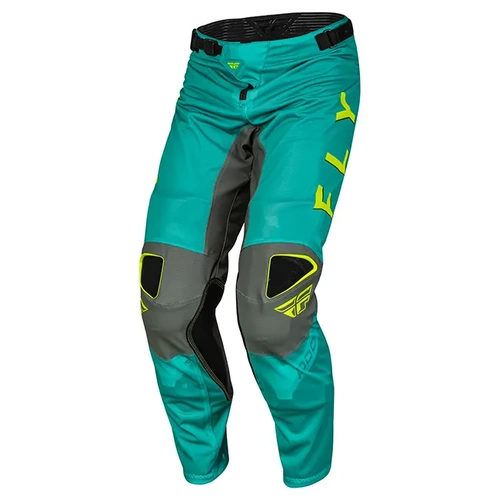 Fly Racing Kinetic Mesh Kore MX Pants - Hi-Vis/Teal/Grey - 30 - SKU:2123768