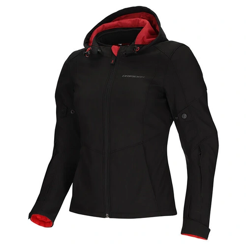 Dri Rider BLVD Waterproof Soft Shell Hooded Womens Jacket - Black