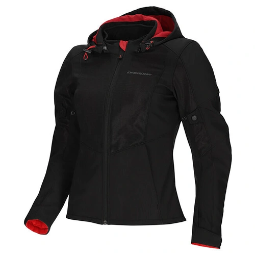 Dri Rider BLVD Waterproof Soft Shell Hooded Womens Jacket - Black - L 6 - SKU:2123868