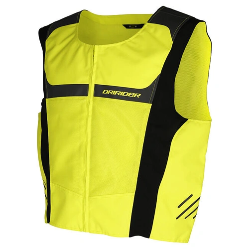 Dri Rider Hi-Vis Mesh Vest - Fluro Yellow - S - SKU:2124156