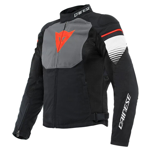 Dainese Air Fast Tex Jacket - Black/Grey/White - 50 - SKU:2124180