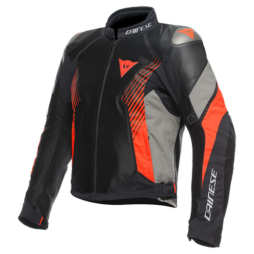 Dainese Super Rider 2 AB-Shell Jacket - Black/Dark Gull Grey/Fluro Red - 50 - SKU:2124225