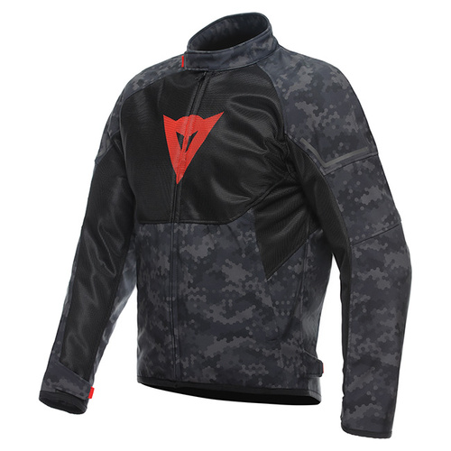 Dainese Ignite Air Tex Jacket - Camo Grey/Black/Fluro Red - 48 - SKU:2124229