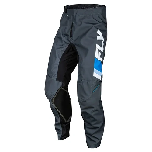 Fly Racing Youth Kinetic Prix MX Pants - Light Blue/Charcoal/White - 18 - SKU:2124423