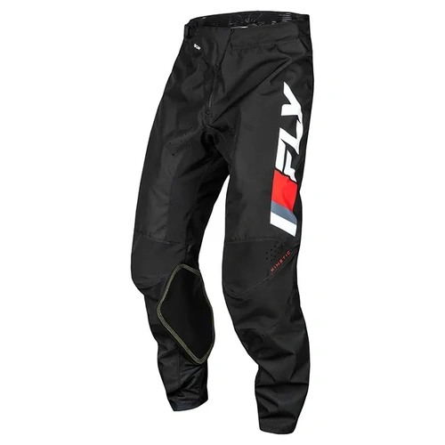 Fly Racing Kinetic Prix MX Pants - Red/Grey/White - 28 - SKU:2124472